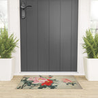 Chinese Peony Blooming Floral Art Welcome Mat Gallery Image 3