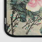 Chinese Peony Blooming Floral Art Laptop Sleeve Gallery Image 3