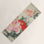 Chinese Peony Blooming Floral Art Yoga Mat Gallery Image 1