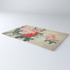 Chinese Peony Blooming Floral Art Rug Gallery Image 3