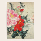 Chinese Peony Blooming Floral Art Poster Gallery Image 4