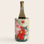 Chinese Peony Blooming Floral Art Wine Chiller Gallery Image 1