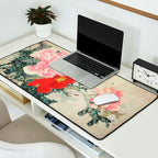 Chinese Peony Blooming Floral Art Desk Mat Gallery Image 2