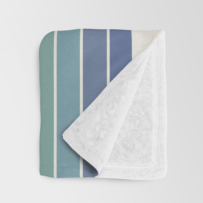 Gradient Arch XX Retro Mid Century Modern Rainbow Throw Blanket Gallery Image 3