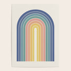 Gradient Arch XX Retro Mid Century Modern Rainbow Poster Gallery Image 4