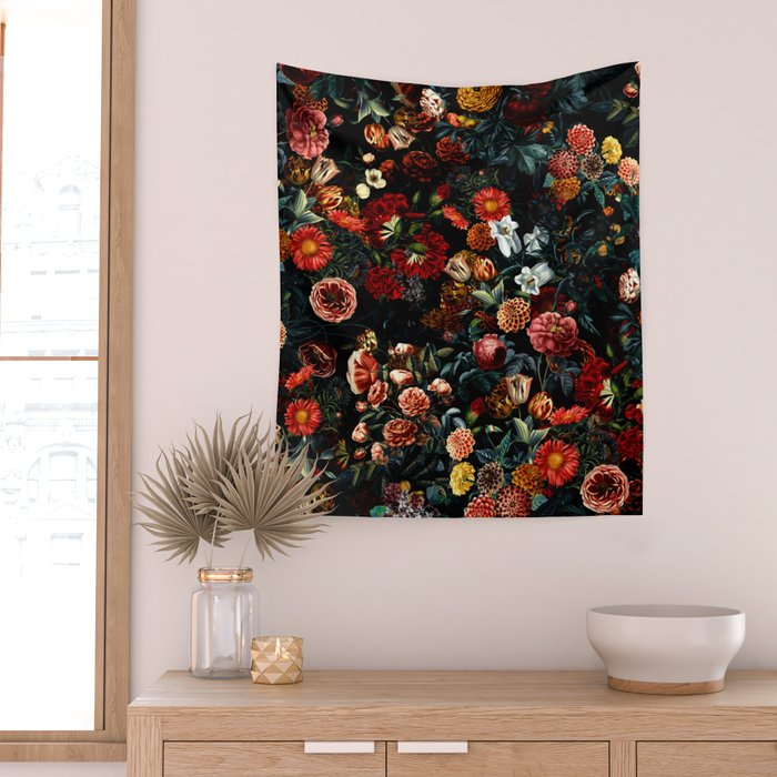 Midnight Garden XXVI Wall Tapestry Gallery Image 2