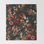 Midnight Garden XXVI Throw Blanket Gallery Image 2