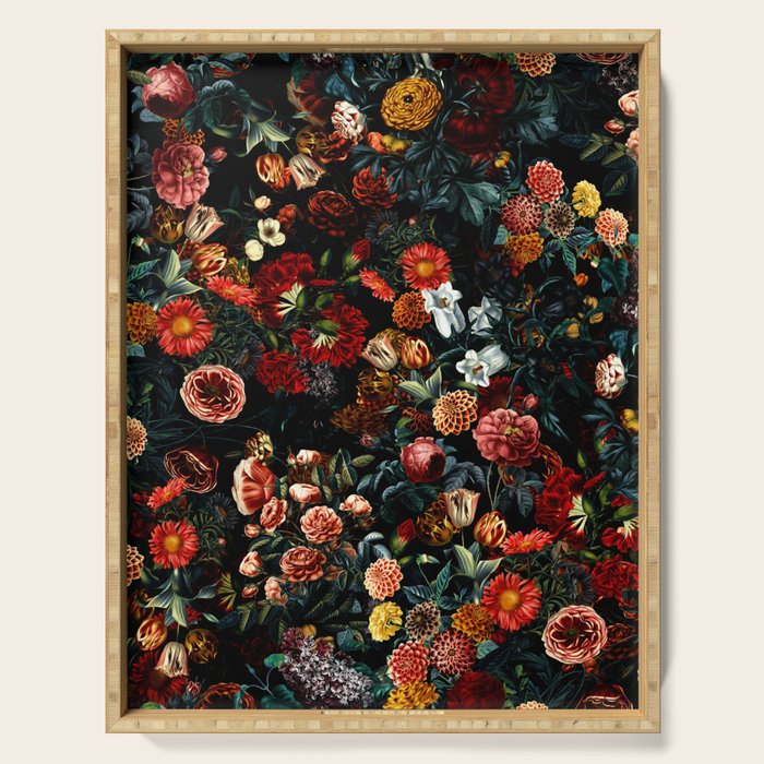 Midnight Garden XXVI Serving Tray Gallery Image 1