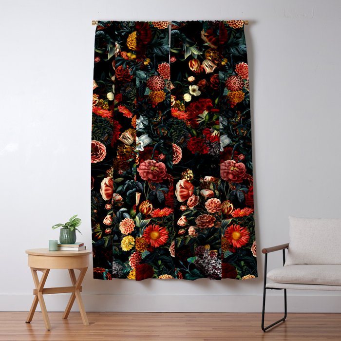 Midnight Garden XXVI Window Curtain Gallery Image 1