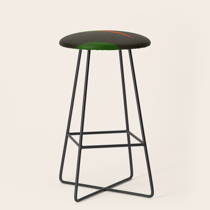 Abstract botanical X01 Stool Gallery Image 1