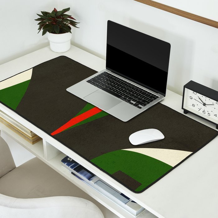 Abstract botanical X01 Desk Mat Gallery Image 2