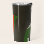 Abstract botanical X01 Travel Mug Gallery Image 2