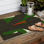 Abstract botanical X01 Outdoor Rug Gallery Image 2