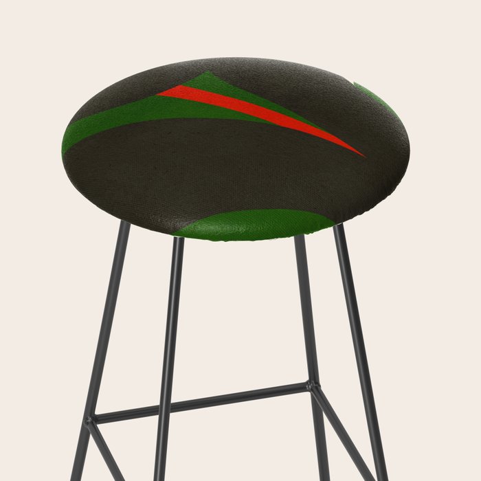 Abstract botanical X01 Stool Gallery Image 2
