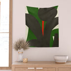 Abstract botanical X01 Wall Tapestry Gallery Image 2