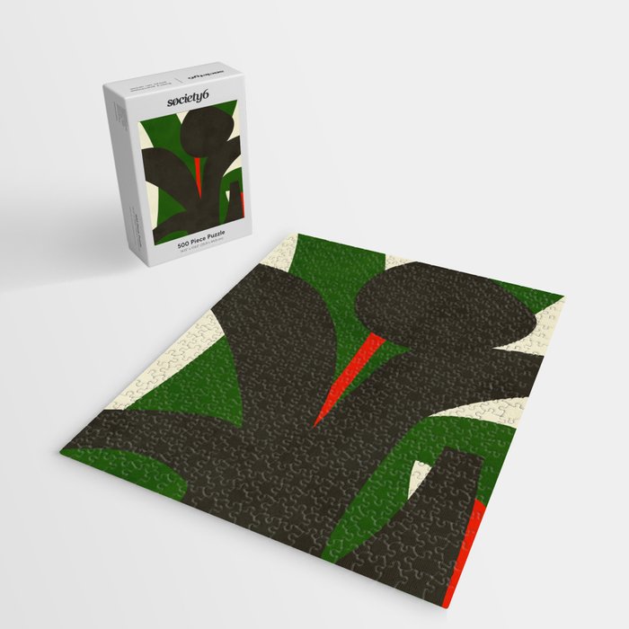 Abstract botanical X01 Jigsaw Puzzle Gallery Image 2