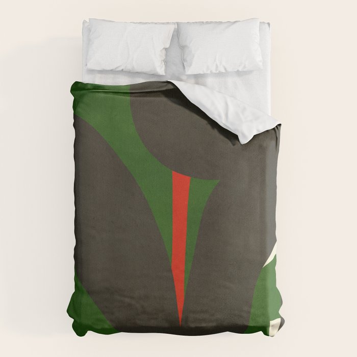 Abstract botanical X01 Duvet Cover Gallery Image 1