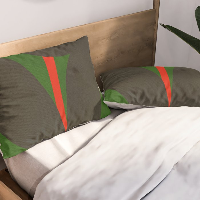 Abstract botanical X01 Pillow Sham Gallery Image 2