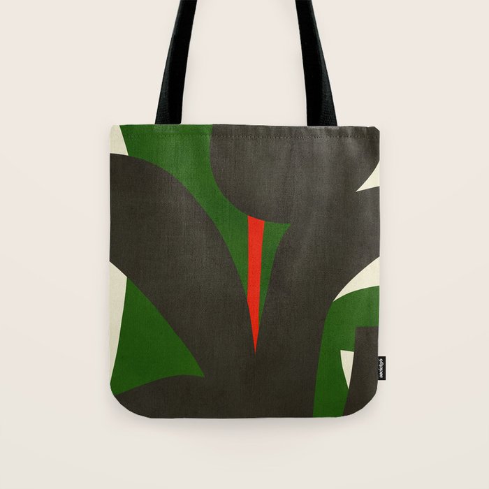 Abstract botanical X01 Tote Bag Gallery Image 1