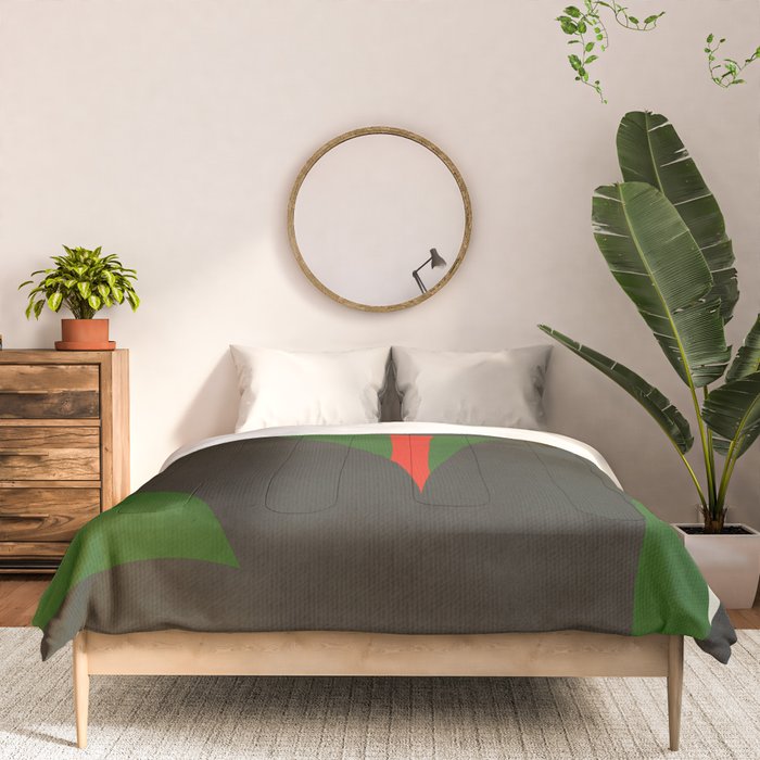 Abstract botanical X01 Comforter Gallery Image 3