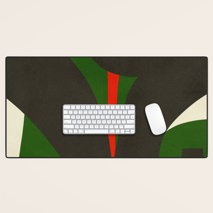 Abstract botanical X01 Desk Mat Gallery Image 1