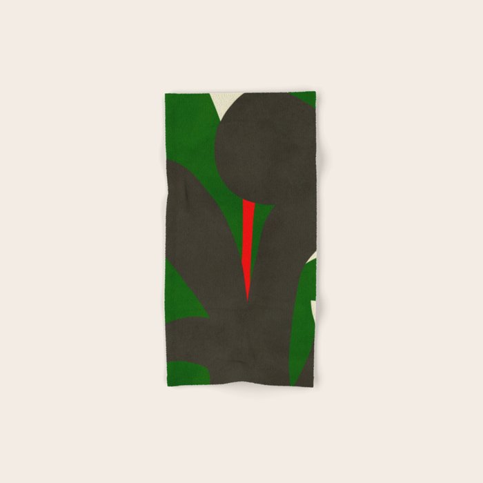 Abstract botanical X01 Bath Towel Gallery Image 1