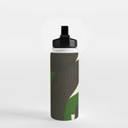 Abstract botanical X01 Water Bottle Gallery Image 2