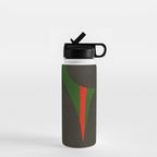 Abstract botanical X01 Water Bottle Gallery Image 1