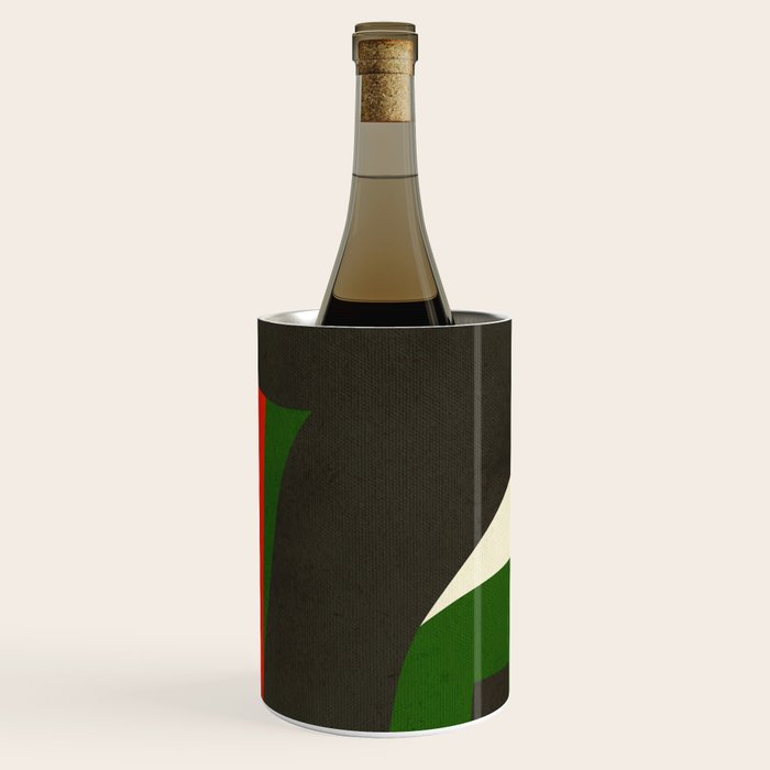 Abstract botanical X01 Wine Chiller Gallery Image 3