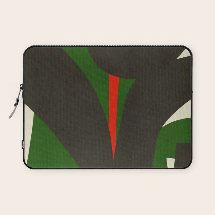Abstract botanical X01 Laptop Sleeve Gallery Image 1