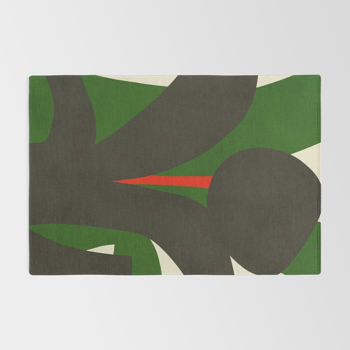 Abstract botanical X01 Rug Gallery Image 2