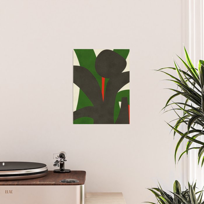 Abstract botanical X01 Poster Gallery Image 2