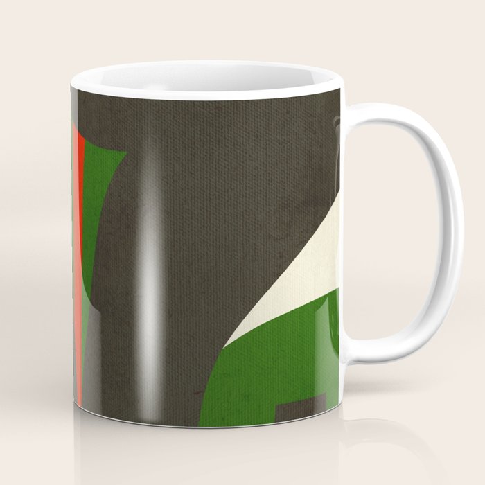Abstract botanical X01 Coffee Mug Gallery Image 1