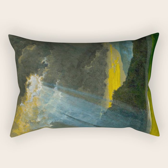 Penny Williams - Stormy Landscape - before 1885 Rectangular Pillow Gallery Image 2