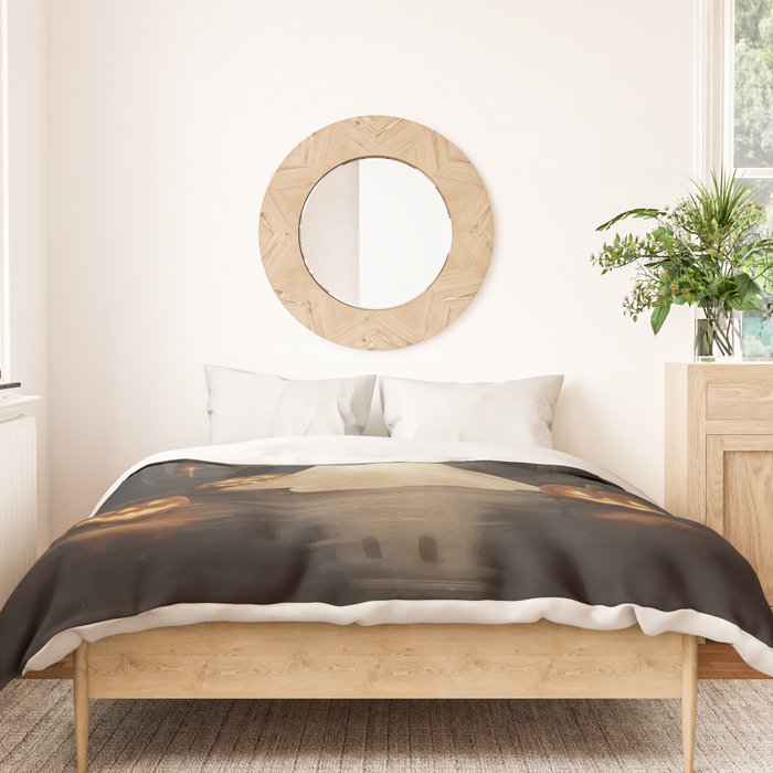 Ghost and Cat Duvet Cover Gallery Image 3