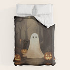 Ghost and Cat Duvet Cover Gallery Image 6