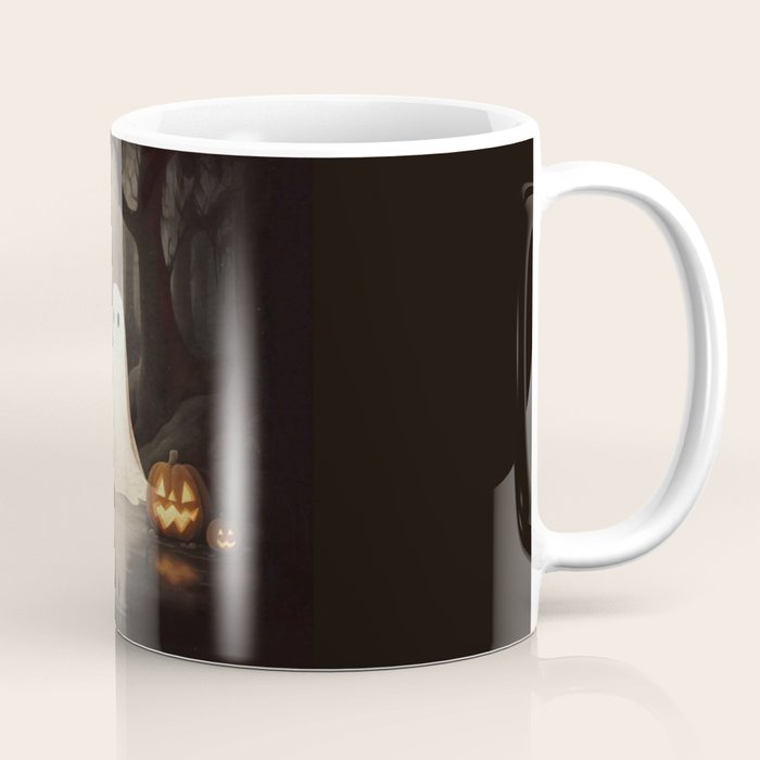 Ghost and Cat Coffee Mug Gallery Image 1
