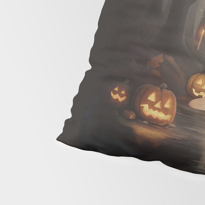 Ghost and Cat Pillow Sham Gallery Image 4