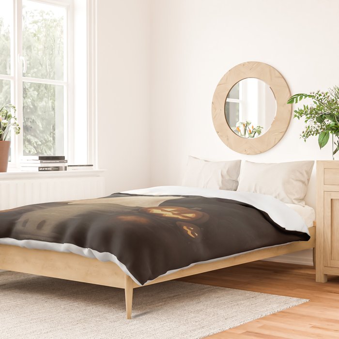 Ghost and Cat Duvet Cover Gallery Image 2