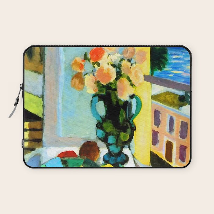 Henri Matisse Roses by the Window Laptop Sleeve Gallery Image 1