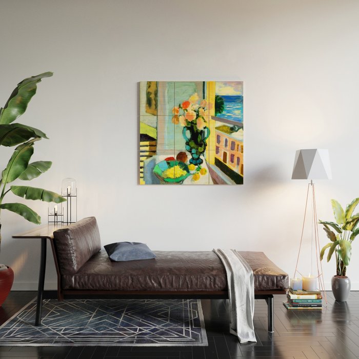 Henri Matisse Roses by the Window Wood Wall Art Gallery Image 2