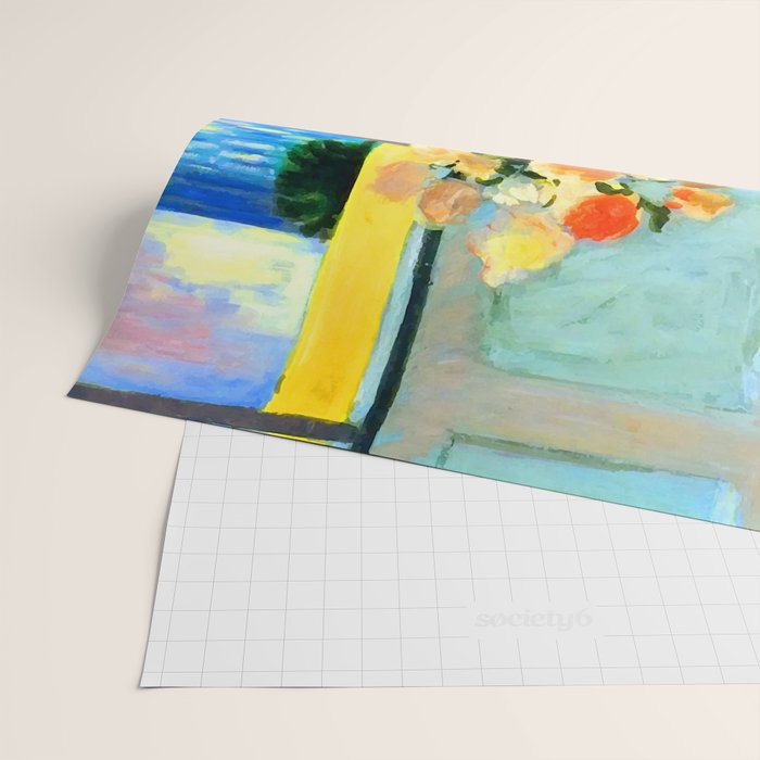 Henri Matisse Roses by the Window Wrapping Paper Gallery Image 2