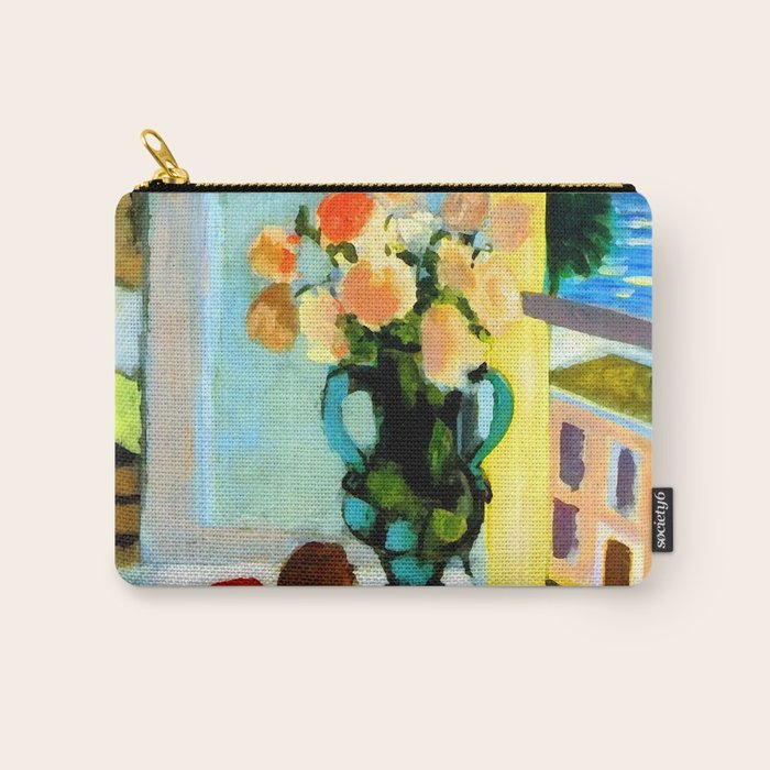 Henri Matisse Roses by the Window Carry All Pouch Gallery Image 1