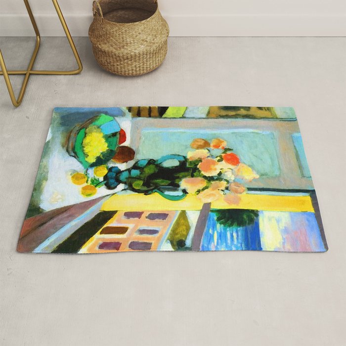 Henri Matisse Roses by the Window Rug Gallery Image 1