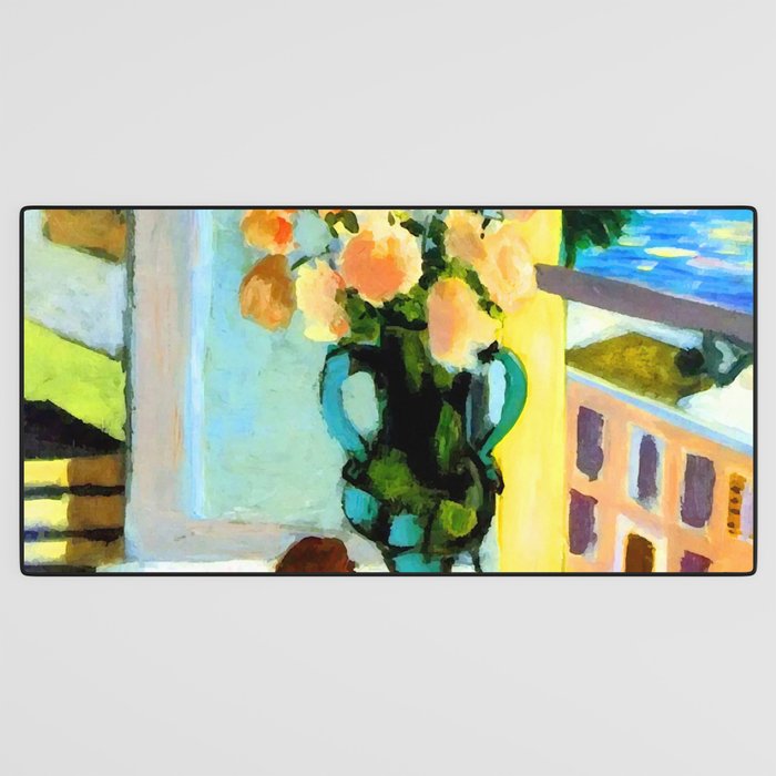 Henri Matisse Roses by the Window Desk Mat Gallery Image 3