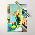 Henri Matisse Roses by the Window Wrapping Paper Gallery Image 1