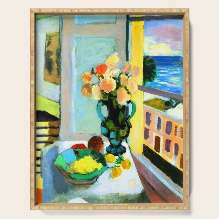 Henri Matisse Roses by the Window Serving Tray Gallery Image 1