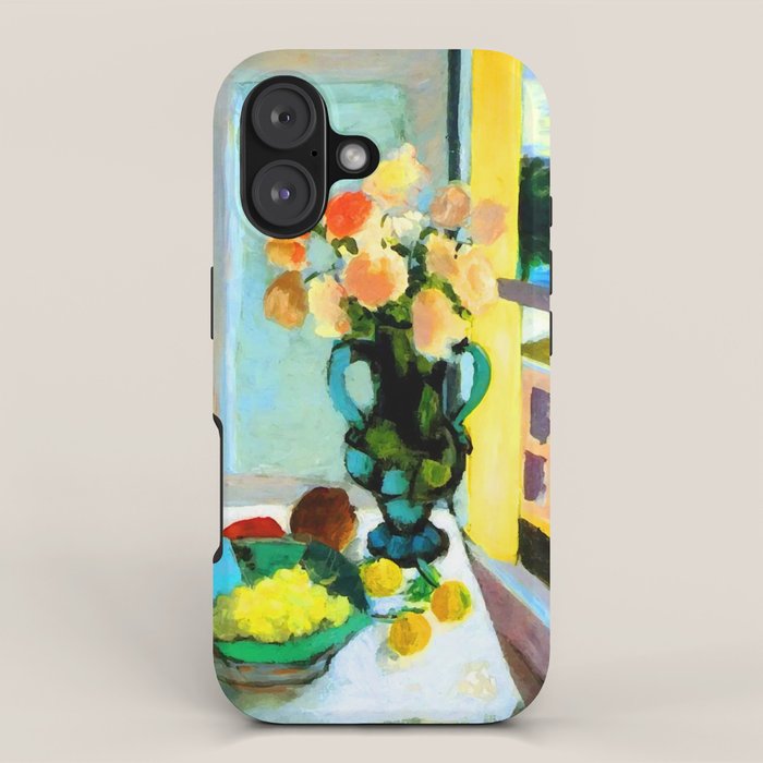 Henri Matisse Roses by the Window iPhone Case Gallery Image 1