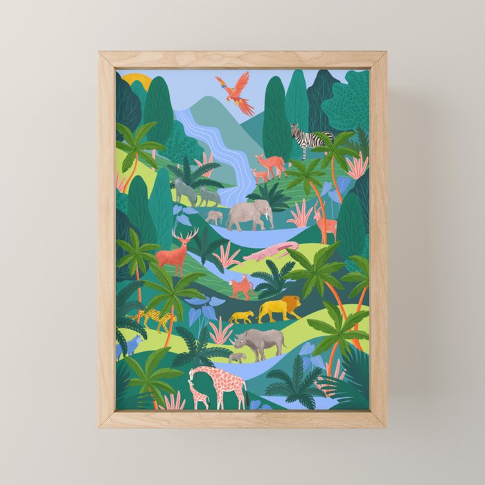 Rainforest Mini Art Print Gallery Image 1