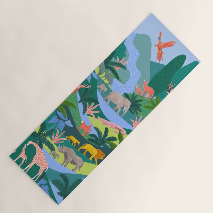 Rainforest Yoga Mat Gallery Image 1